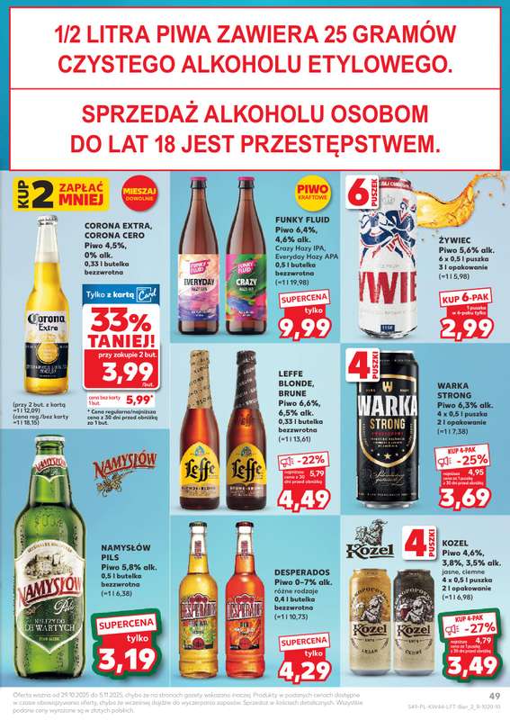 Kaufland - gazetka promocyjna Oferta Kaufland  do środy 05.11 - strona 49