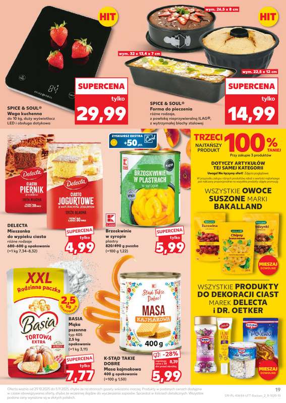 Kaufland - gazetka promocyjna Oferta Kaufland  do środy 05.11 - strona 19 Kaufland - gazetka promocyjna Oferta Kaufland  do środy 05.11 - strona 19