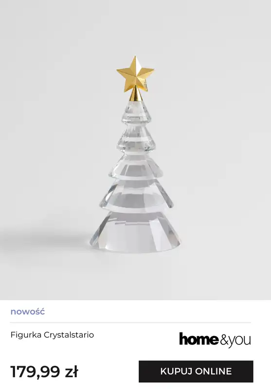 home&you - gazetka promocyjna Kolekcja świąteczny blask od wtorku 28.10 do środy 05.11 - strona 10