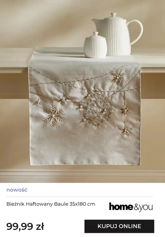 home&you - gazetka promocyjna Kolekcja świąteczny blask od wtorku 28.10 do środy 05.11 - strona 4
