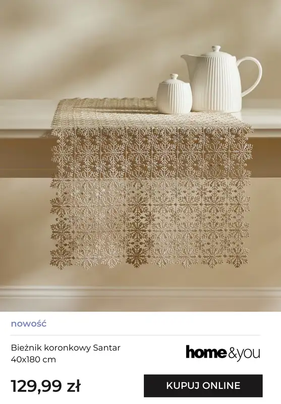 home&you - gazetka promocyjna Kolekcja świąteczny blask od wtorku 28.10 do środy 05.11 - strona 13