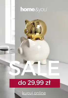home&you - gazetka promocyjna Sale do 29,99 zł od wtorku 28.10 do środy 05.11 home&you - gazetka promocyjna Sale do 29,99 zł od wtorku 28.10 do środy 05.11