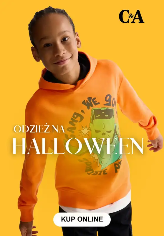 C&A - gazetka promocyjna Ubrania dziecięce na Halloween od wtorku 28.10 