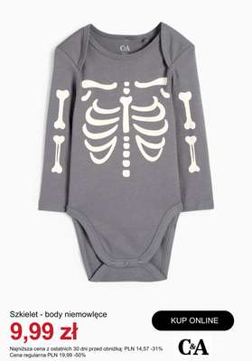 Szkielet - body niemowlęce
