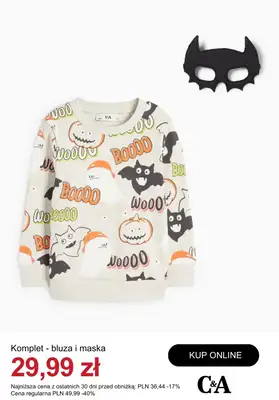 C&A - gazetka promocyjna Ubrania dziecięce na Halloween od wtorku 28.10  - strona 5 C&A - gazetka promocyjna Ubrania dziecięce na Halloween od wtorku 28.10  - strona 5