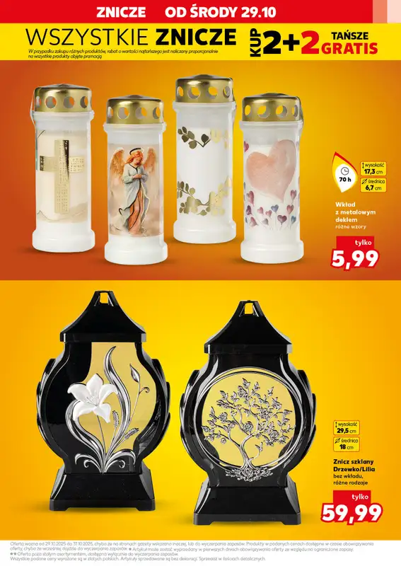 Kaufland - gazetka promocyjna Oferta Kaufland - Znicze od środy 29.10 do środy 05.11 - strona 9