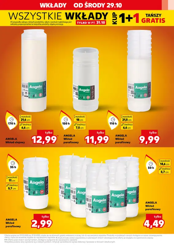 Kaufland - gazetka promocyjna Oferta Kaufland - Znicze od środy 29.10 do środy 05.11 - strona 15