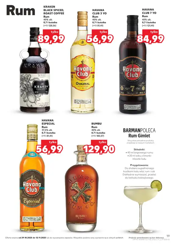 Kaufland - gazetka promocyjna Barek Kauflandu  do środy 12.11 - strona 19