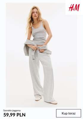Szerokie joggersy