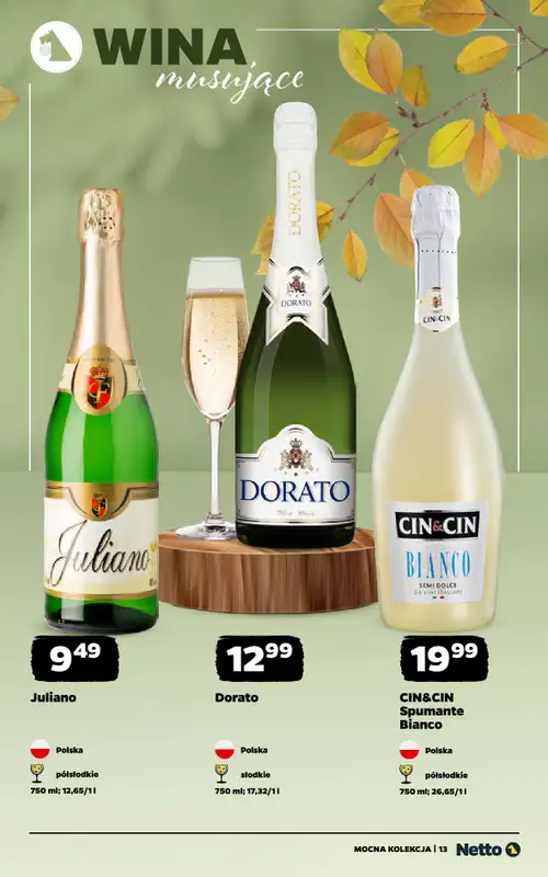 Netto - gazetka promocyjna Mocna Kolekcja - Wina  do soboty 08.11 - strona 13