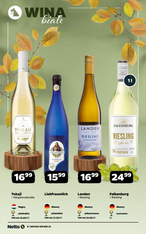 Netto - gazetka promocyjna Mocna Kolekcja - Wina  do soboty 08.11 - strona 8