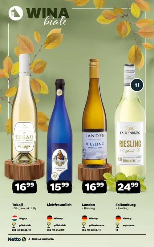 Netto - gazetka promocyjna Mocna Kolekcja - Wina  do soboty 08.11 - strona 8