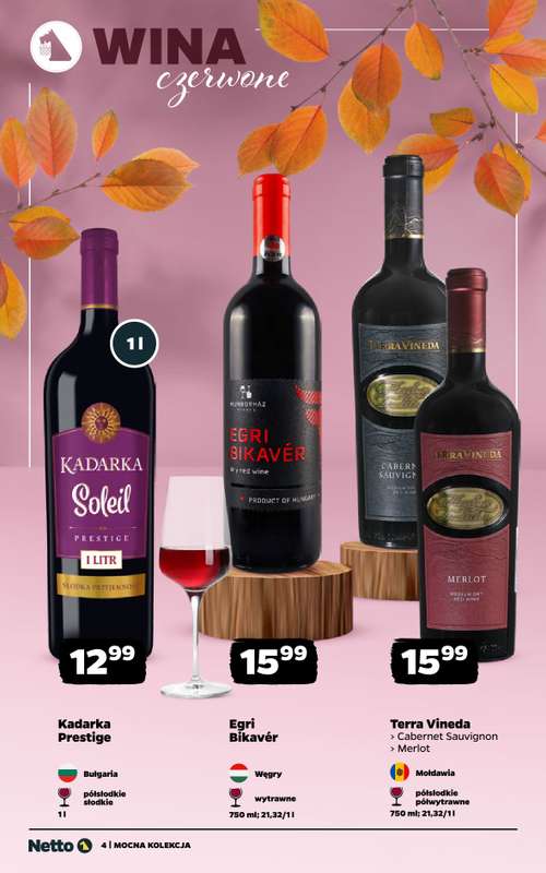 Netto - gazetka promocyjna Mocna Kolekcja - Wina  do soboty 08.11 - strona 4