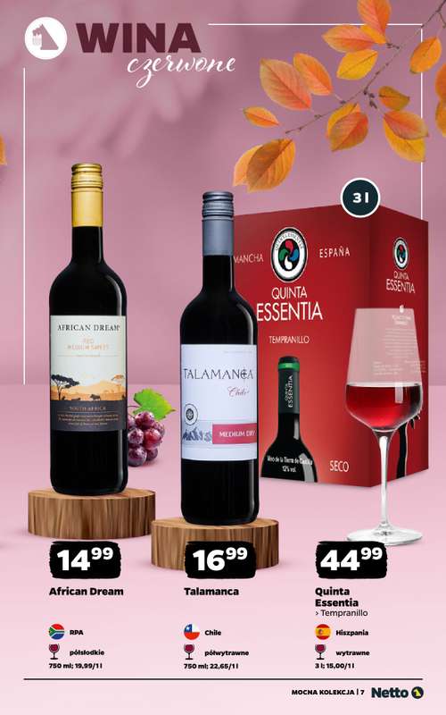 Netto - gazetka promocyjna Mocna Kolekcja - Wina  do soboty 08.11 - strona 7