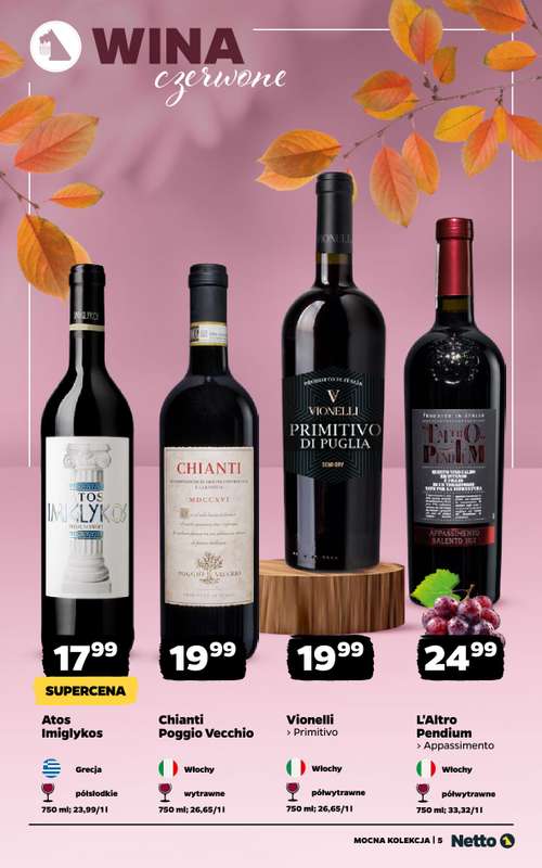 Netto - gazetka promocyjna Mocna Kolekcja - Wina  do soboty 08.11 - strona 5