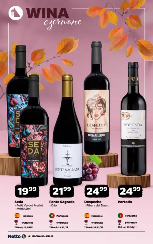 Netto - gazetka promocyjna Mocna Kolekcja - Wina  do soboty 08.11 - strona 6