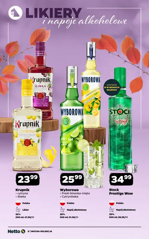 Netto - gazetka promocyjna Mocna Kolekcja - Alkohole Mocne  do soboty 08.11 - strona 6