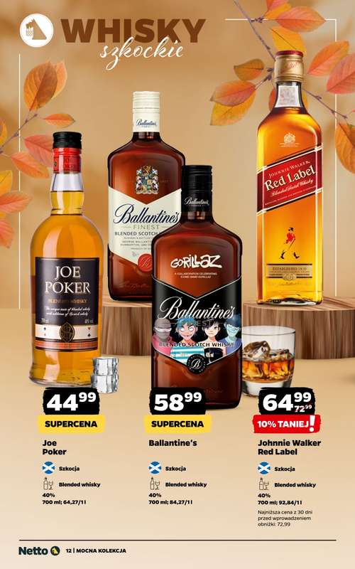 Netto - gazetka promocyjna Mocna Kolekcja - Alkohole Mocne  do soboty 08.11 - strona 12 Netto - gazetka promocyjna Mocna Kolekcja - Alkohole Mocne  do soboty 08.11 - strona 12