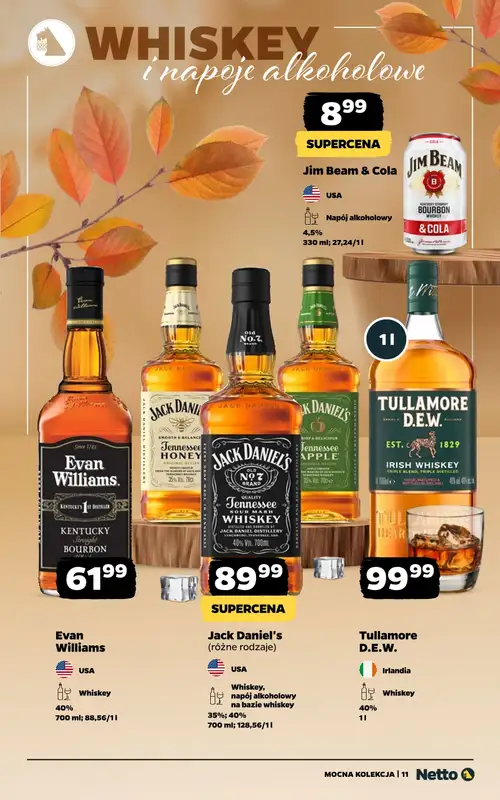 Netto - gazetka promocyjna Mocna Kolekcja - Alkohole Mocne  do soboty 08.11 - strona 11