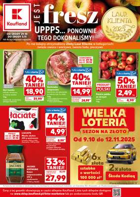Kaufland - gazetka promocyjna Oferta Kaufland od środy 29.10 do środy 05.11 Kaufland - gazetka promocyjna Oferta Kaufland od środy 29.10 do środy 05.11