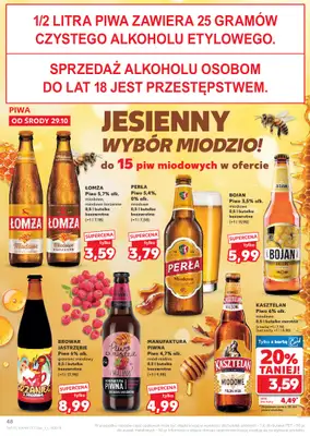 Kaufland - gazetka promocyjna Oferta Kaufland od środy 29.10 do środy 05.11 - strona 48 Kaufland - gazetka promocyjna Oferta Kaufland od środy 29.10 do środy 05.11 - strona 48