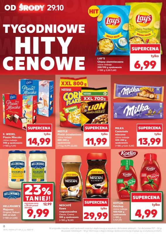 Kaufland - gazetka promocyjna Oferta Kaufland od środy 29.10 do środy 05.11 - strona 8 Kaufland - gazetka promocyjna Oferta Kaufland od środy 29.10 do środy 05.11 - strona 8
