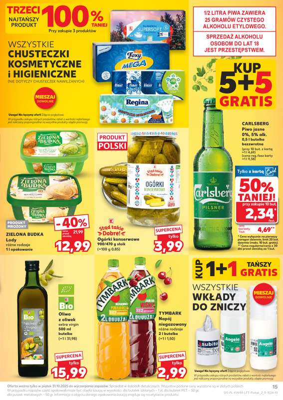 Kaufland - gazetka promocyjna Oferta Kaufland od 艣rody 29.10 do 艣rody 05.11 - strona 15 Kaufland - gazetka promocyjna Oferta Kaufland od 艣rody 29.10 do 艣rody 05.11 - strona 15