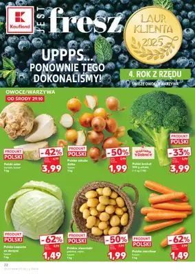 Kaufland - gazetka promocyjna Oferta Kaufland od środy 29.10 do środy 05.11 - strona 22 Kaufland - gazetka promocyjna Oferta Kaufland od środy 29.10 do środy 05.11 - strona 22