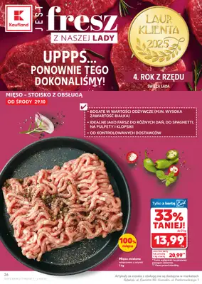 Kaufland - gazetka promocyjna Oferta Kaufland od środy 29.10 do środy 05.11 - strona 26 Kaufland - gazetka promocyjna Oferta Kaufland od środy 29.10 do środy 05.11 - strona 26