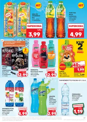 Kaufland - gazetka promocyjna Oferta Kaufland od środy 29.10 do środy 05.11 - strona 47 Kaufland - gazetka promocyjna Oferta Kaufland od środy 29.10 do środy 05.11 - strona 47