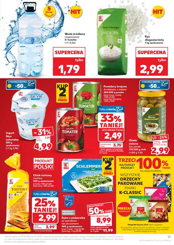 Kaufland - gazetka promocyjna Oferta Kaufland od 艣rody 29.10 do 艣rody 05.11 - strona 17 Kaufland - gazetka promocyjna Oferta Kaufland od 艣rody 29.10 do 艣rody 05.11 - strona 17