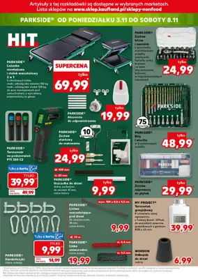 Kaufland - gazetka promocyjna Oferta Kaufland - Non Food od środy 29.10 do środy 05.11 - strona 19 Kaufland - gazetka promocyjna Oferta Kaufland - Non Food od środy 29.10 do środy 05.11 - strona 19
