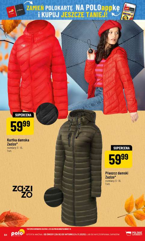 POLOmarket - gazetka promocyjna Gazetka od 艣rody 29.10 do wtorku 04.11 - strona 84 POLOmarket - gazetka promocyjna Gazetka od 艣rody 29.10 do wtorku 04.11 - strona 84