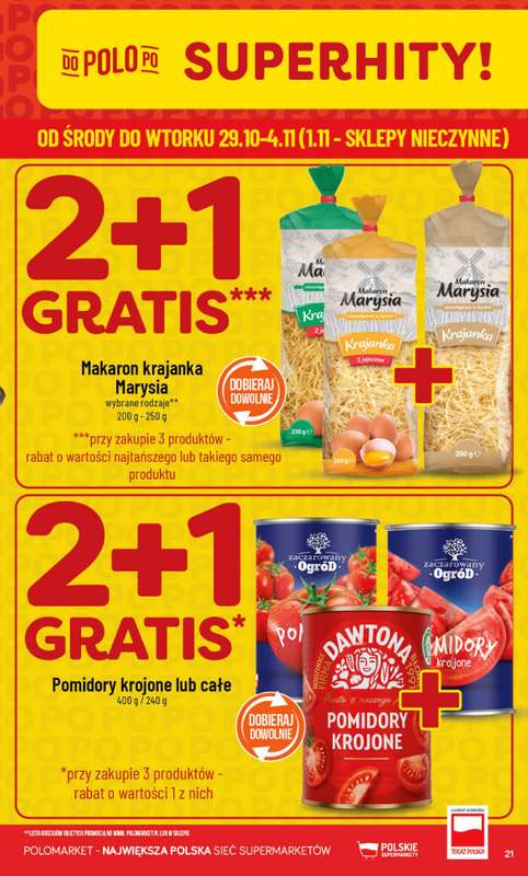 POLOmarket - gazetka promocyjna Gazetka od środy 29.10 do wtorku 04.11 - strona 21 POLOmarket - gazetka promocyjna Gazetka od środy 29.10 do wtorku 04.11 - strona 21