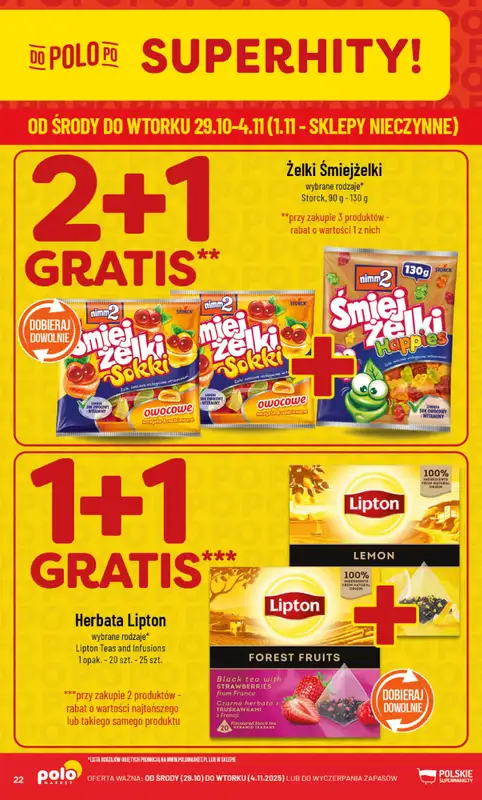 POLOmarket - gazetka promocyjna Gazetka od środy 29.10 do wtorku 04.11 - strona 22