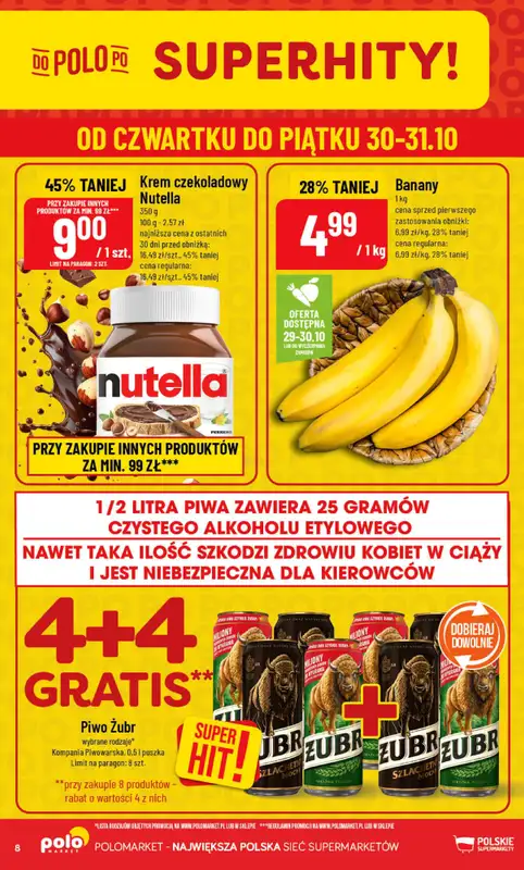 POLOmarket - gazetka promocyjna Gazetka od środy 29.10 do wtorku 04.11 - strona 8