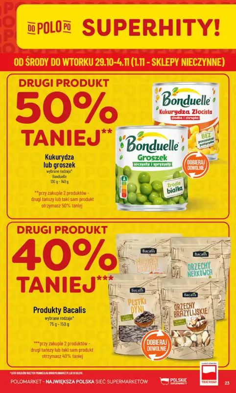 POLOmarket - gazetka promocyjna Gazetka od środy 29.10 do wtorku 04.11 - strona 23