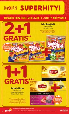 POLOmarket - gazetka promocyjna Gazetka od środy 29.10 do wtorku 04.11 - strona 22 POLOmarket - gazetka promocyjna Gazetka od środy 29.10 do wtorku 04.11 - strona 22