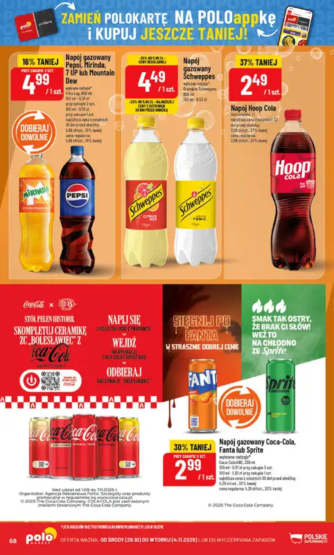POLOmarket - gazetka promocyjna Gazetka od środy 29.10 do wtorku 04.11 - strona 68