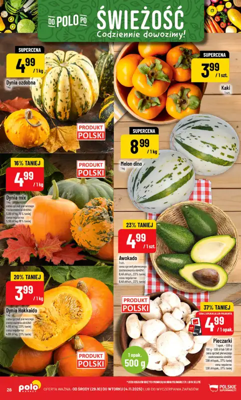 POLOmarket - gazetka promocyjna Gazetka od środy 29.10 do wtorku 04.11 - strona 28