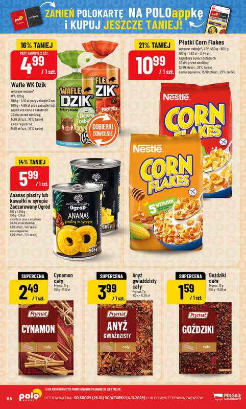 POLOmarket - gazetka promocyjna Gazetka od środy 29.10 do wtorku 04.11 - strona 56 POLOmarket - gazetka promocyjna Gazetka od środy 29.10 do wtorku 04.11 - strona 56