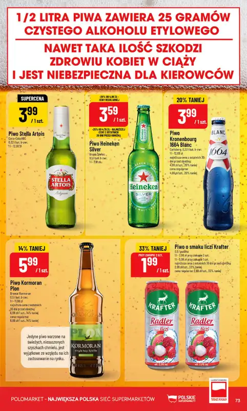 POLOmarket - gazetka promocyjna Gazetka od środy 29.10 do wtorku 04.11 - strona 73