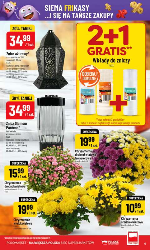 POLOmarket - gazetka promocyjna Gazetka od środy 29.10 do wtorku 04.11 - strona 5 POLOmarket - gazetka promocyjna Gazetka od środy 29.10 do wtorku 04.11 - strona 5