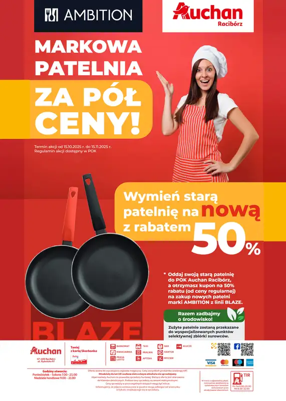Auchan - gazetka promocyjna Gazetka Racibórz | Ceny spadają na jesień od środy 29.10 do wtorku 04.11 - strona 22