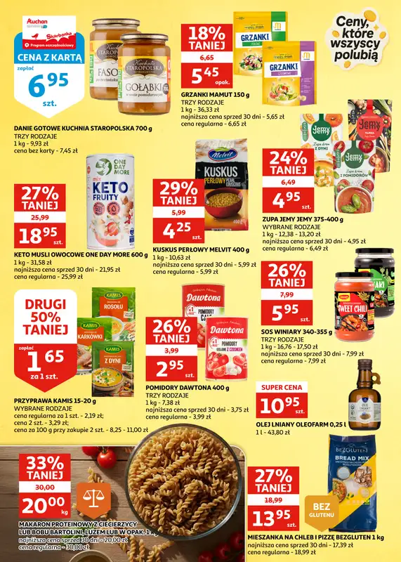 Auchan - gazetka promocyjna Gazetka Racibórz | Ceny spadają na jesień od środy 29.10 do wtorku 04.11 - strona 16