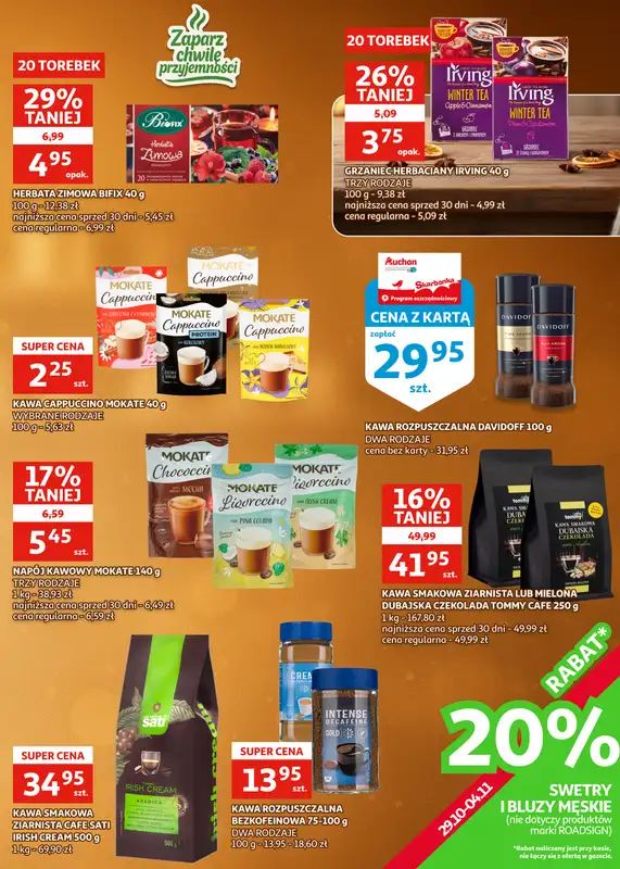 Auchan - gazetka promocyjna Gazetka Zielona Góra | Ceny spadają na jesień od środy 29.10 do wtorku 04.11 - strona 3