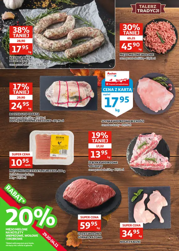 Auchan - gazetka promocyjna Gazetka Zielona Góra | Ceny spadają na jesień od środy 29.10 do wtorku 04.11 - strona 6