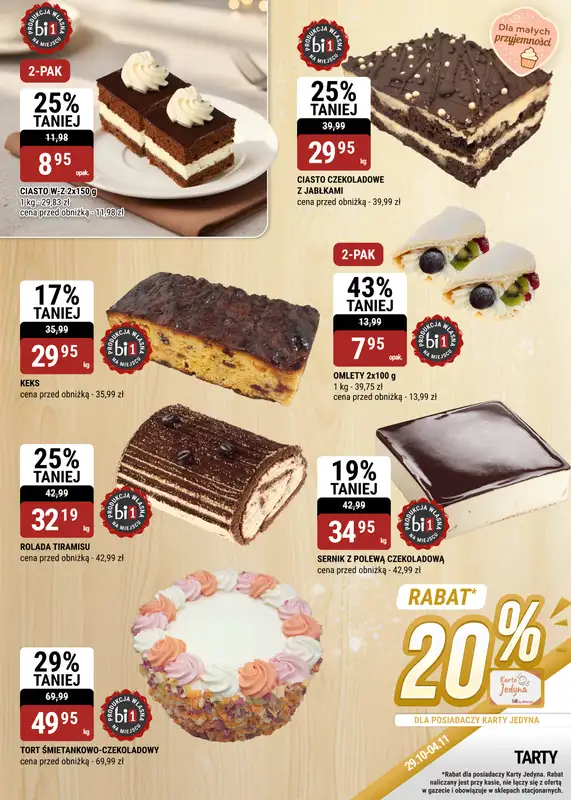 bi1 - gazetka promocyjna Gazetka Białystok, Ełk, Rzeszów od środy 29.10 do wtorku 04.11 - strona 11