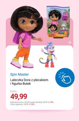 Laleczka Dora z plecakiem i figurka Butek