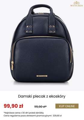 Damski plecak z ekoskóry